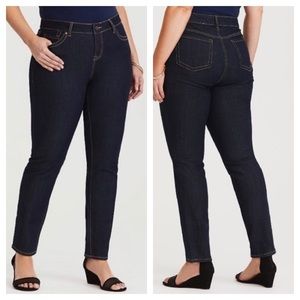 Torrid Jeans Classic MIDRISE Skinny Dark Wash 14 Stretch